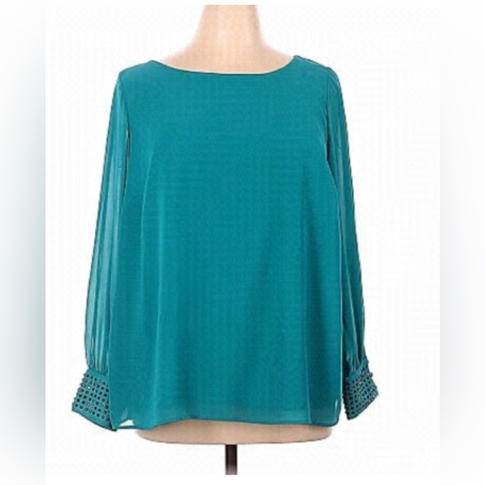 Elegant Teal Blouse